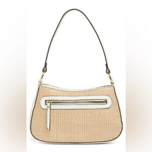 Nanette Lepore Barri Straw Baguette Shpulder Bag